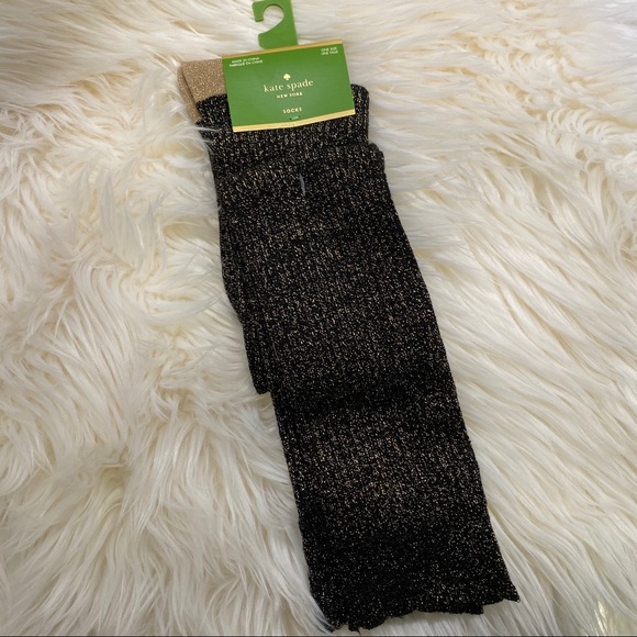 Kate Spade Metallic Over the Knee Socks - Picture 3 of 7